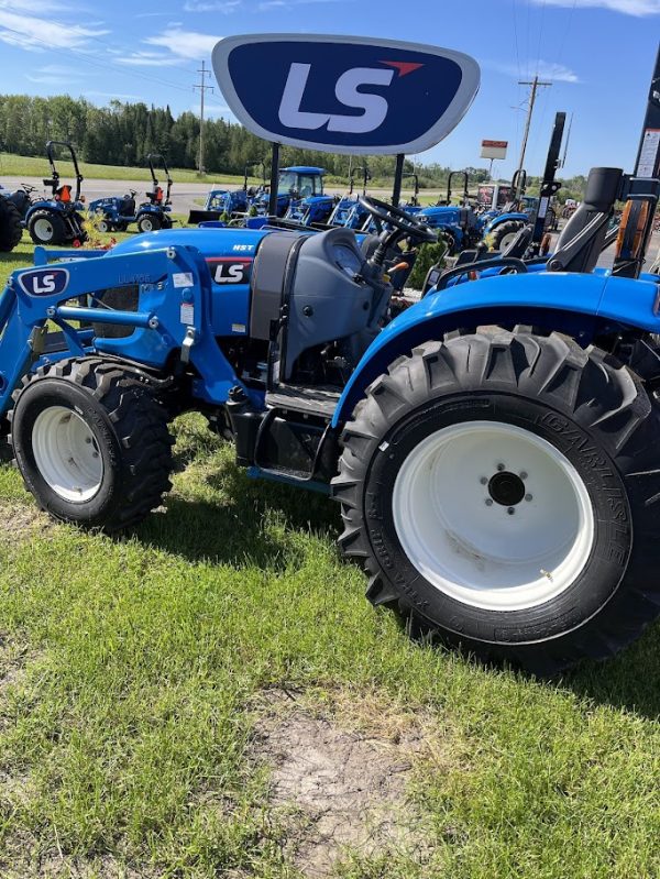 LS Tractor blue