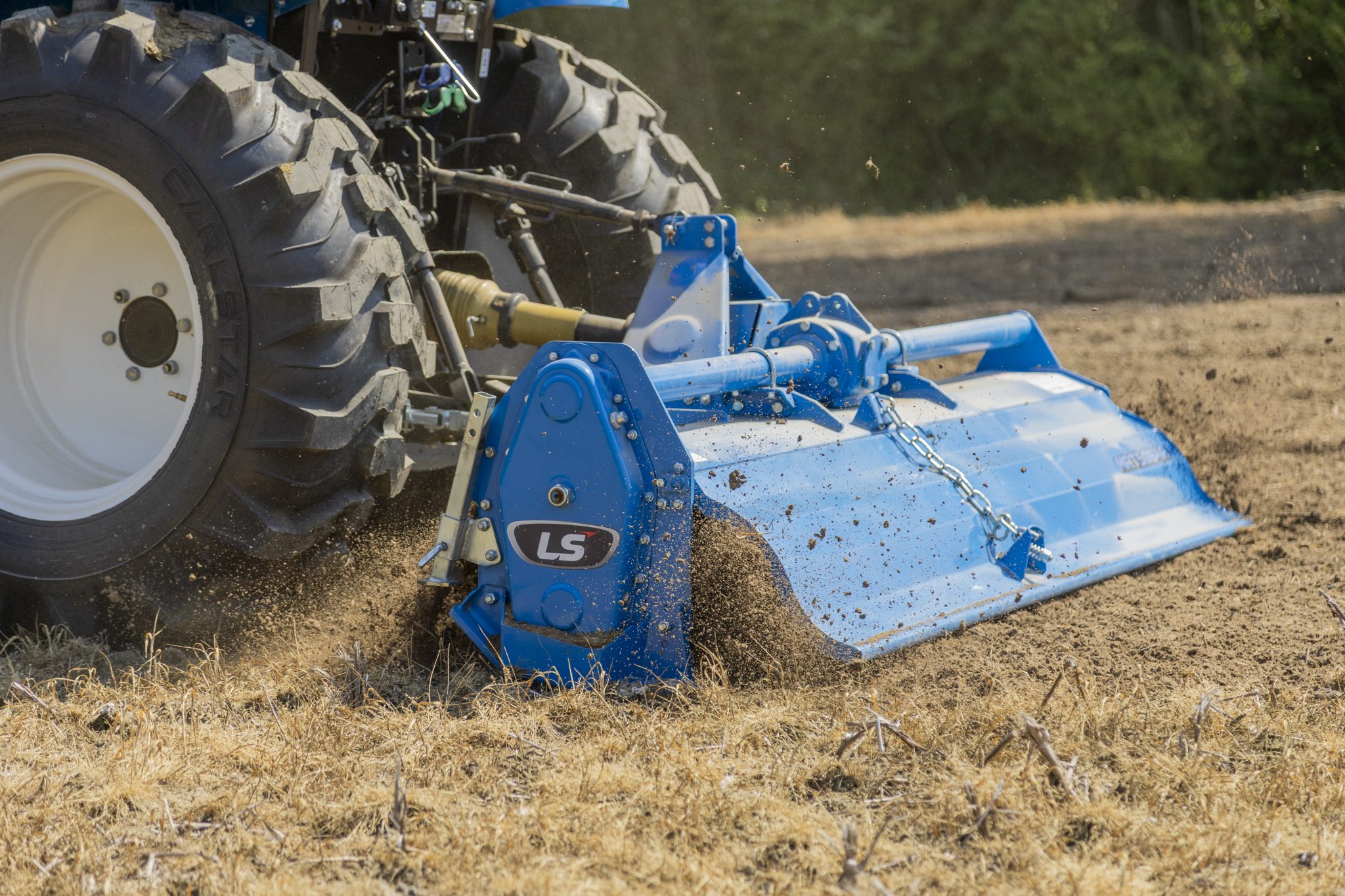 ls tractor tiller